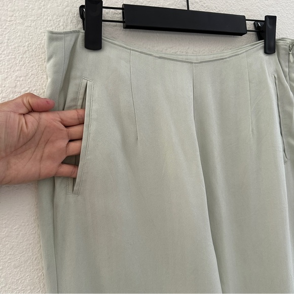 Tommy Bahama Silk Culottes Mint Green Beachy Flowy Coastal Size 10 - Picture 2 of 11